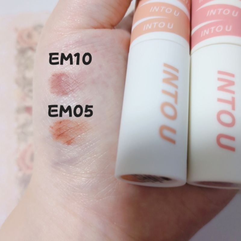 スーパーマットリップ＆チークマッド/INTO U/口紅を使ったクチコミ（2枚目）