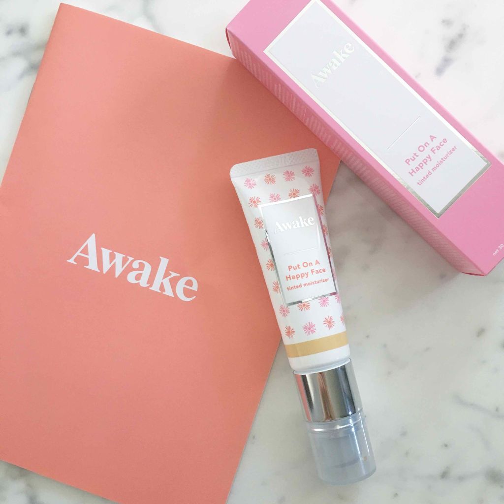 プットオンアハッピーフェイス ティンティド モイスチュアライザー/Awake/CCクリームを使ったクチコミ(1枚目)