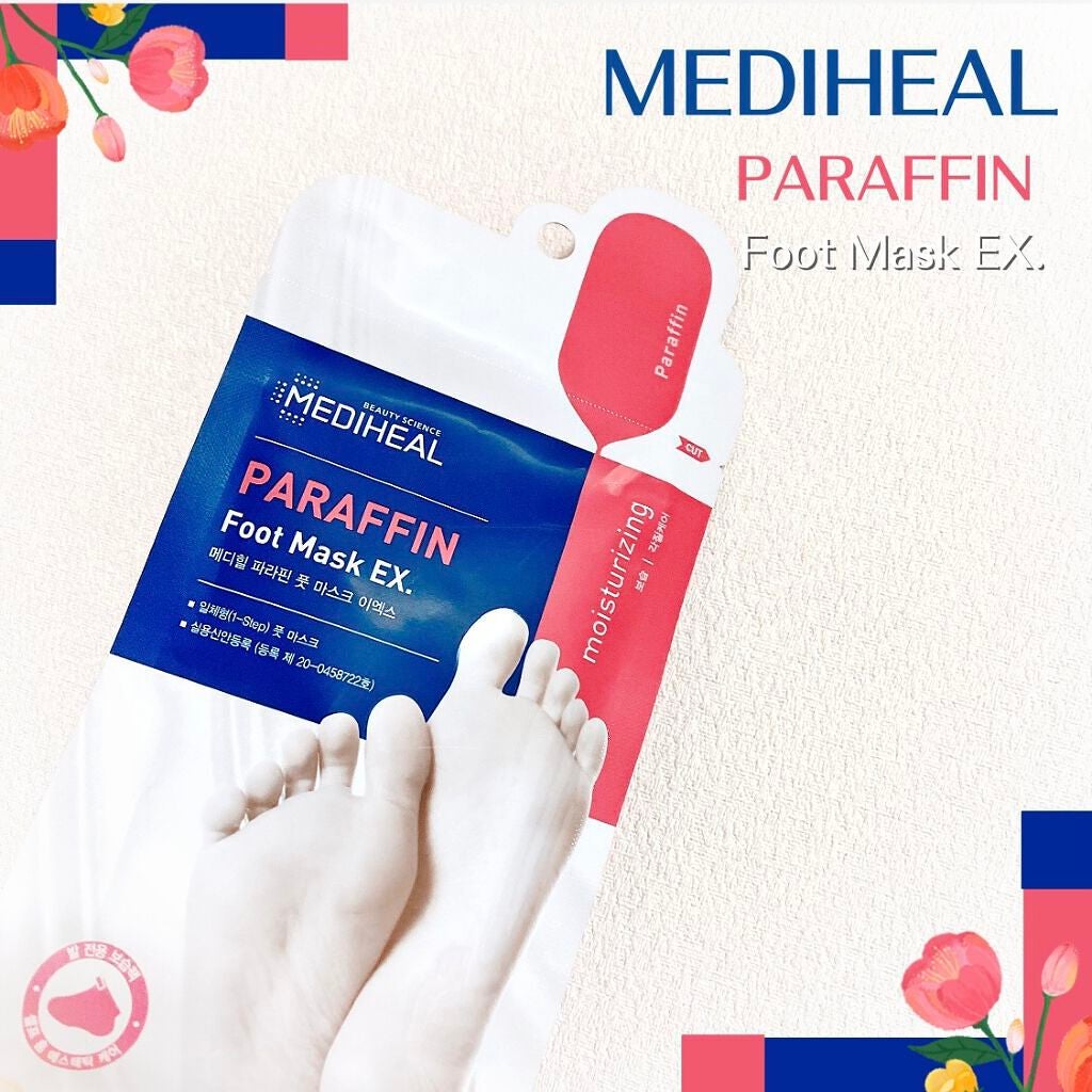 パラフィン フットマスク EX/MEDIHEAL/レッグ・フットケアを使ったクチコミ(1枚目)