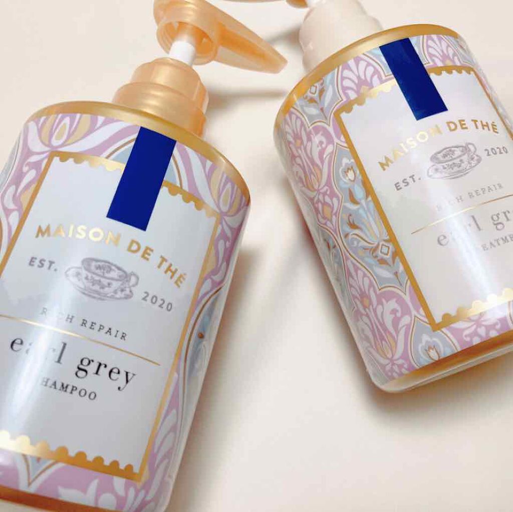 リッチリペア シャンプー/トリートメント/MAISON DE THÉ/市販シャンプーを使ったクチコミ(1枚目)