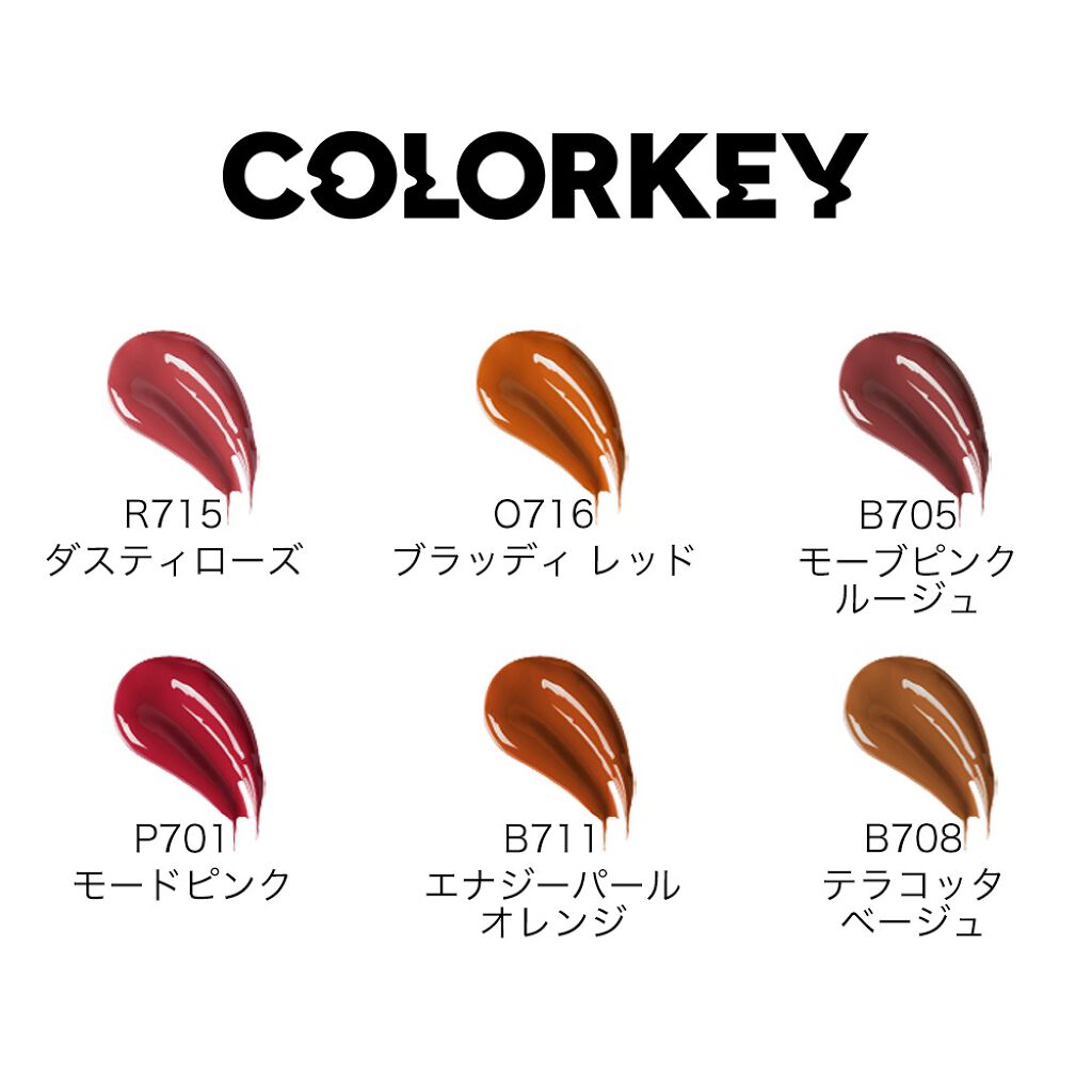 シャインミラーティント/COLORKEY/リップティントを使ったクチコミ（3枚目）