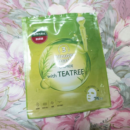 3ミニッツマスク:カーマイド with ティーツリー/MEDIHEAL/シートマスク・パックを使ったクチコミ(1枚目)