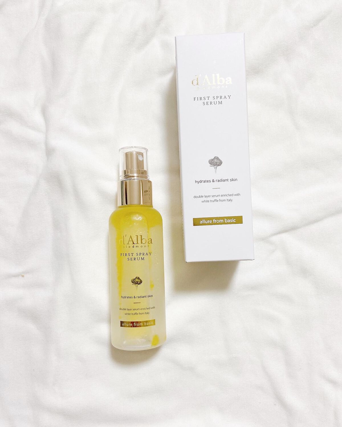 ダルバ ホワイトトリュフファーストスプレーセラム/ダルバ/ミスト状化粧水を使ったクチコミ(5枚目)