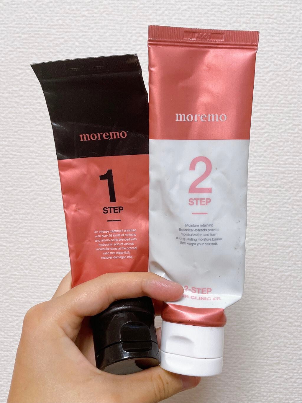 2ステップ ヘアクリームR /moremo/洗い流すヘアトリートメントを使ったクチコミ(1枚目)