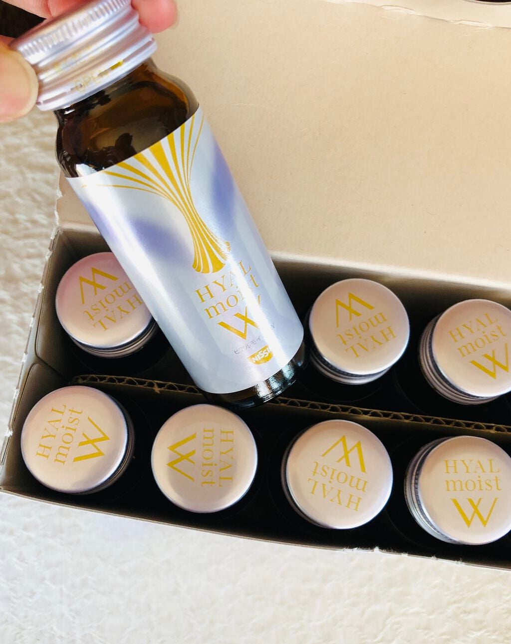 ヒアルモイスト W/日清食品/美容ドリンクを使ったクチコミ(3枚目)