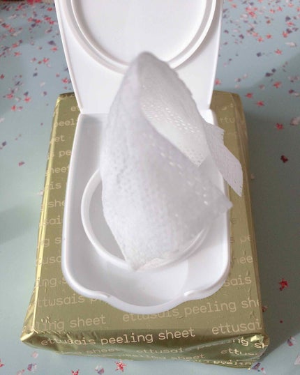 ふきとりピーリングシートN/ettusais/ピーリングを使ったクチコミ(2枚目)
