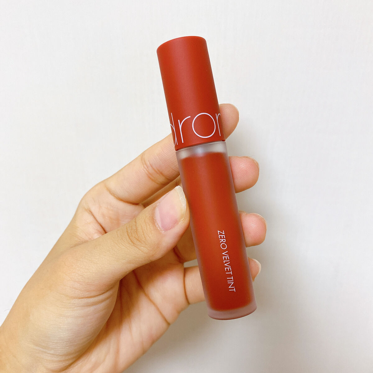 ゼロベルベットティント 13 ベリーケーキ(BERRY CAKE)/rom&nd/リップティントを使ったクチコミ（1枚目）