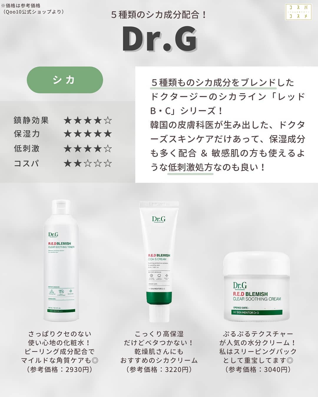 A'pieu・ETUDE・VT・Dr.Jart＋・MEDIHEAL・LANEIGE・Dr.G・Anua・ONE