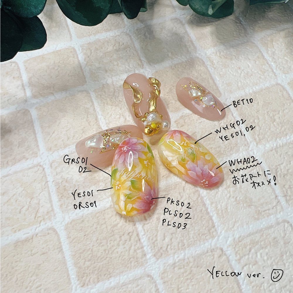 #ネイル,#純国産ジェルネイル,#ジェルネイル,#春ネイル,#桜ネイルのネイルデザイン