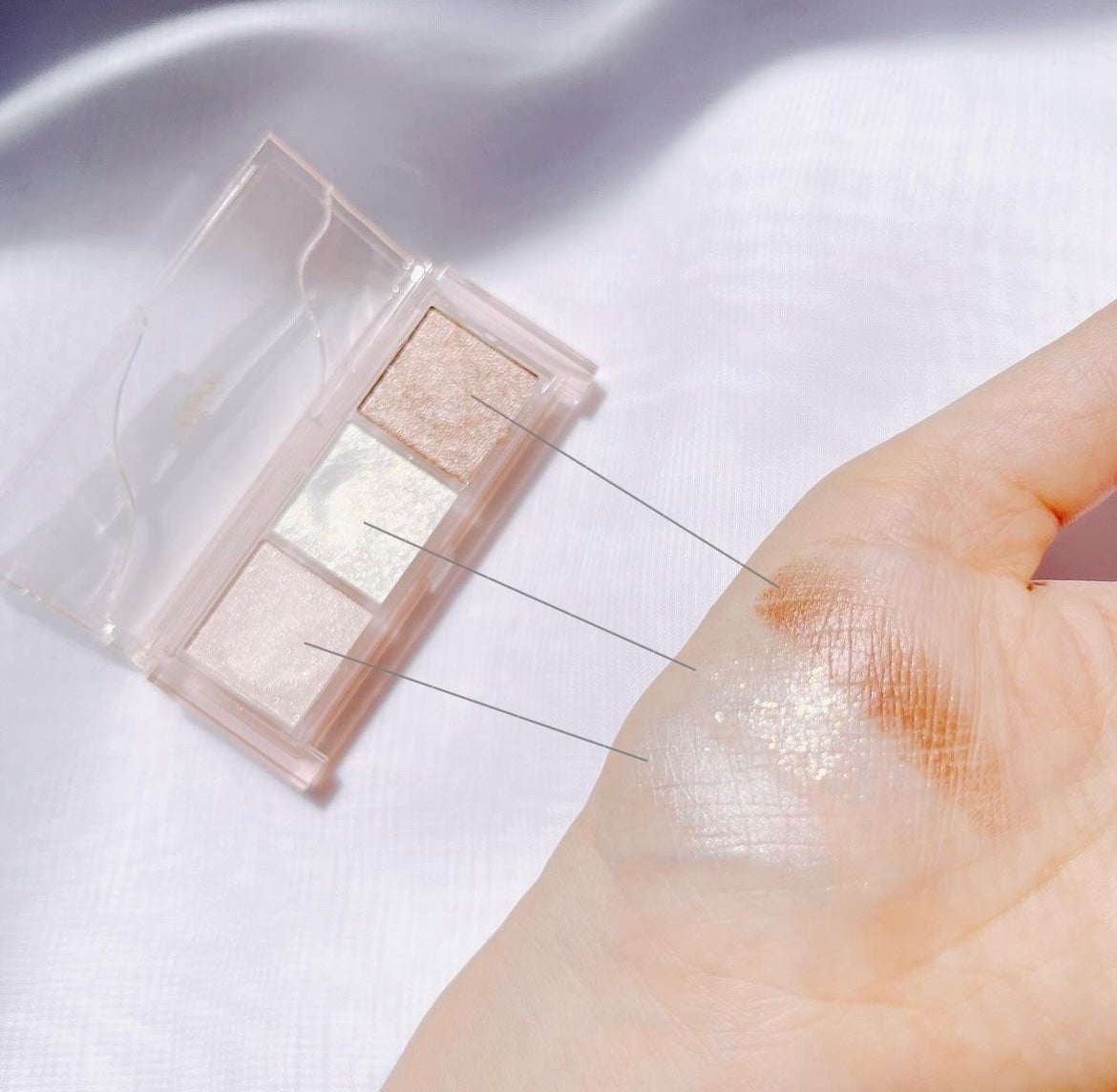 キラー アイ トリオ/Visée/アイシャドウパレットを使ったクチコミ(3枚目)