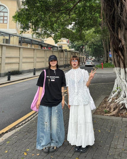 ひとみ on LIPS 「友達と顔を合わせる予定です#コーデ#韓国ファッション#韓国雑貨..」(1枚目)