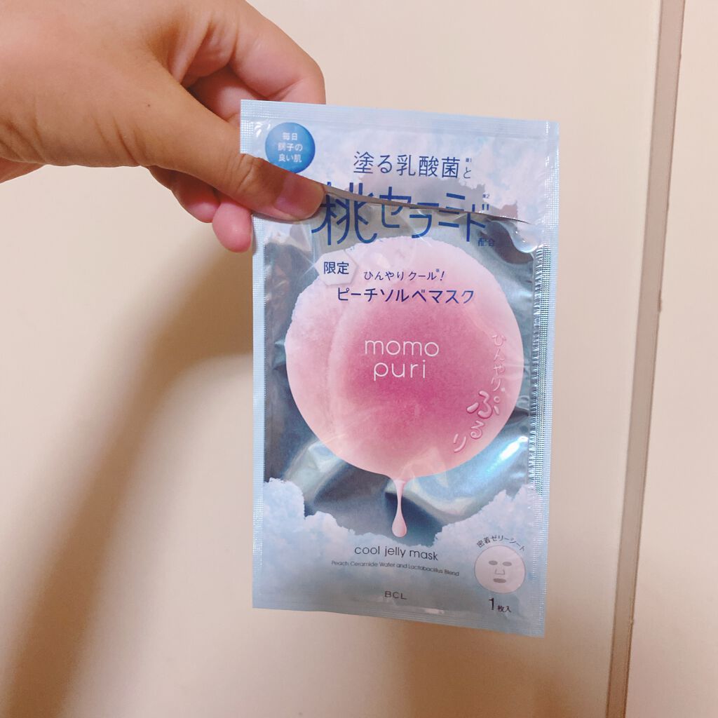潤いぷるジュレマスク クール/ももぷり/シートマスク・パックを使ったクチコミ(1枚目)