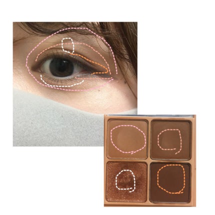 ベターザンアイズ/rom&nd/アイシャドウパレットを使ったクチコミ(3枚目)