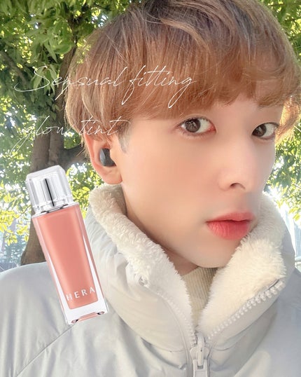 センシュアル フィッティング グロウ ティント 202 ピーチプリーズ/HERA/リップティントの画像