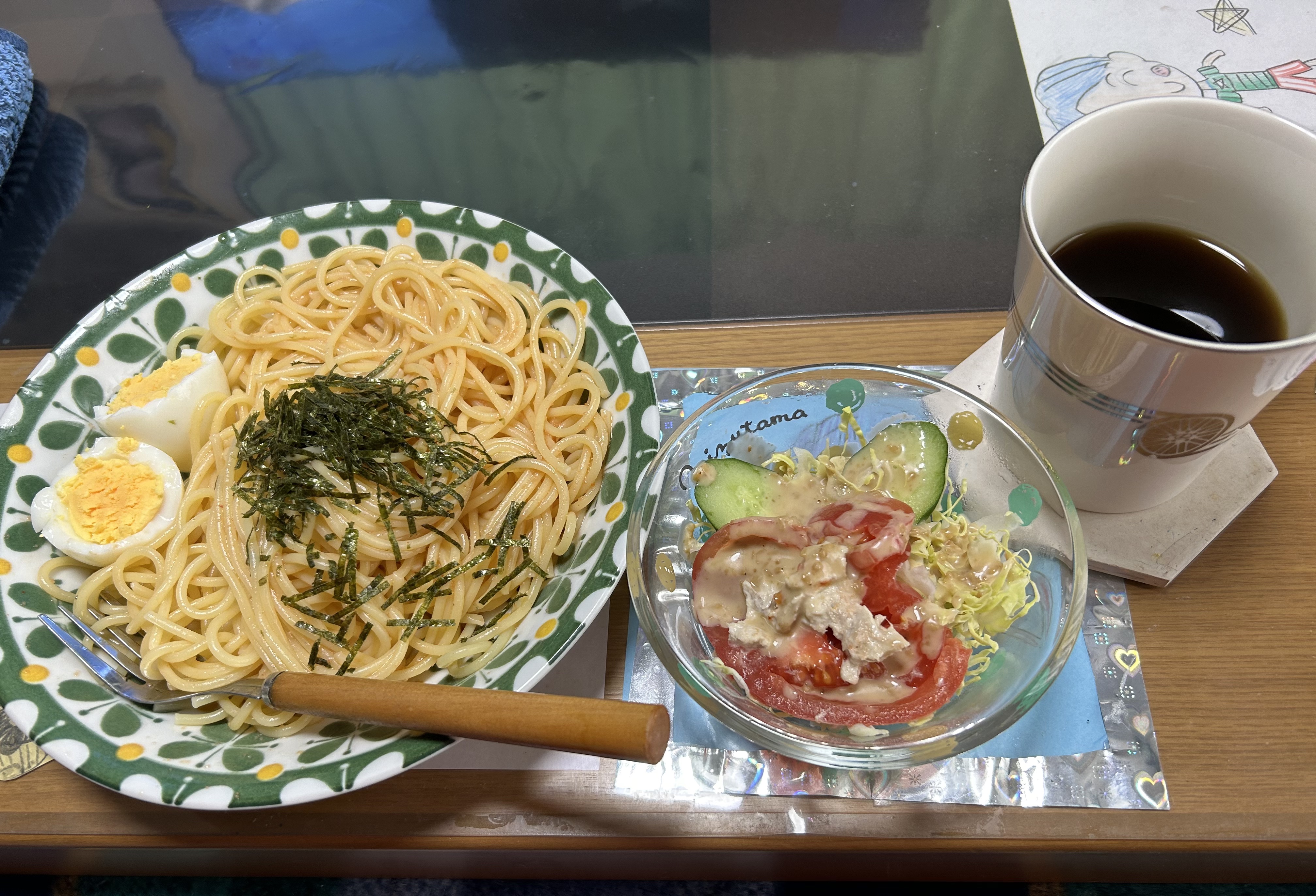 オーマイプレミアム　もちっとおいしい　スパゲッティ/ニップン/食品を使ったクチコミ（3枚目）