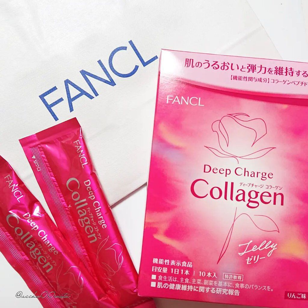 ファンケル ディープチャージ コラーゲン パウダーのクチコミ「
--------------------------------------
FANCL
デ.....」（1枚目）
