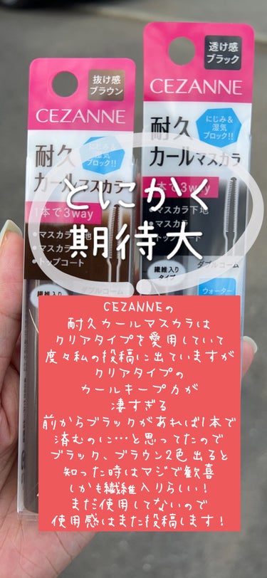 耐久カールマスカラ/CEZANNE/マスカラを使ったクチコミ（3枚目）