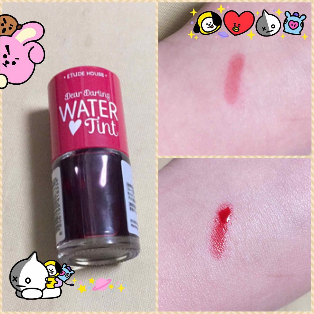ウォーターティント/ETUDE/リップグロスを使ったクチコミ(1枚目)