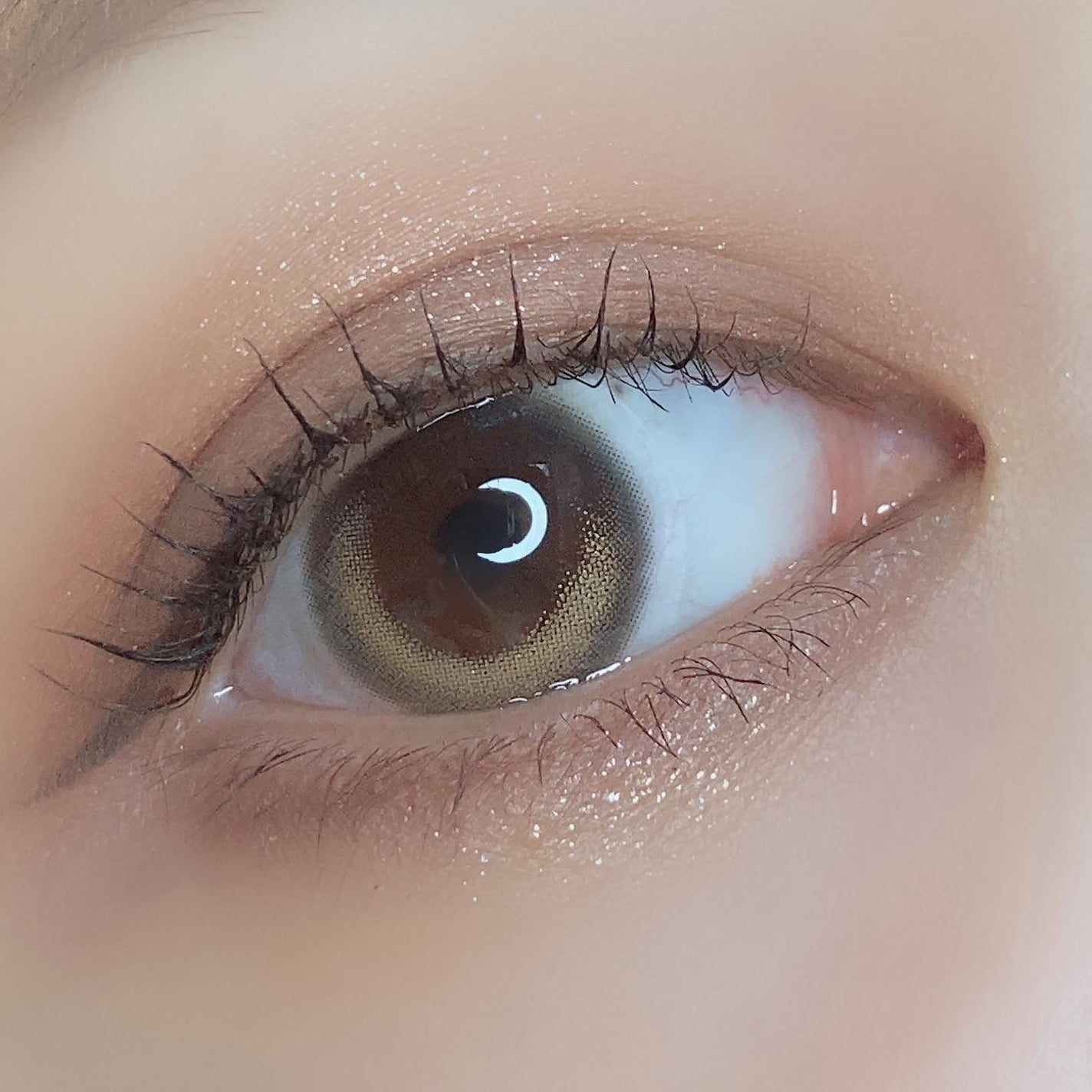 ヌンムルブラウン/LENSME/カラーコンタクトレンズを使ったクチコミ(4枚目)