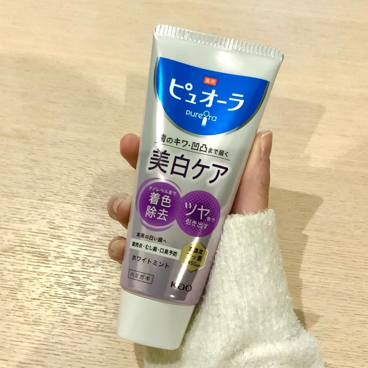 薬用ピュオーラ 美白ケア ハミガキ/ピュオーラ/歯磨き粉を使ったクチコミ（1枚目）