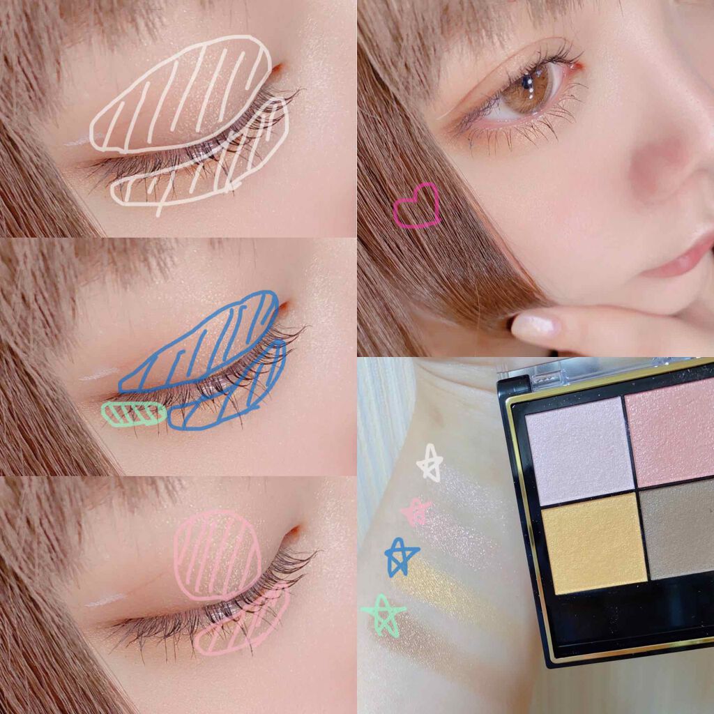 リアルクローズシャドウ/excel/アイシャドウパレットを使ったクチコミ(3枚目)