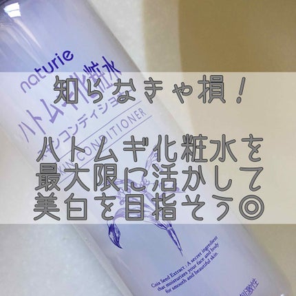 ハトムギ化粧水(ナチュリエ スキンコンディショナー R )/ナチュリエ/化粧水を使ったクチコミ(1枚目)