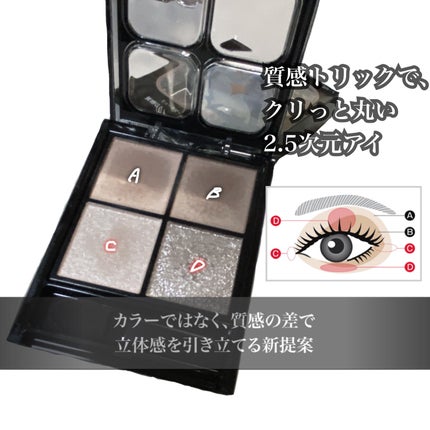 ケイト ポッピングシルエットシャドウ/KATE/アイシャドウパレットを使ったクチコミ(2枚目)