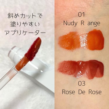 ビルダブルデューイフィットティント 003 Rose De Rose/ArteSinsa/口紅を使ったクチコミ（2枚目）