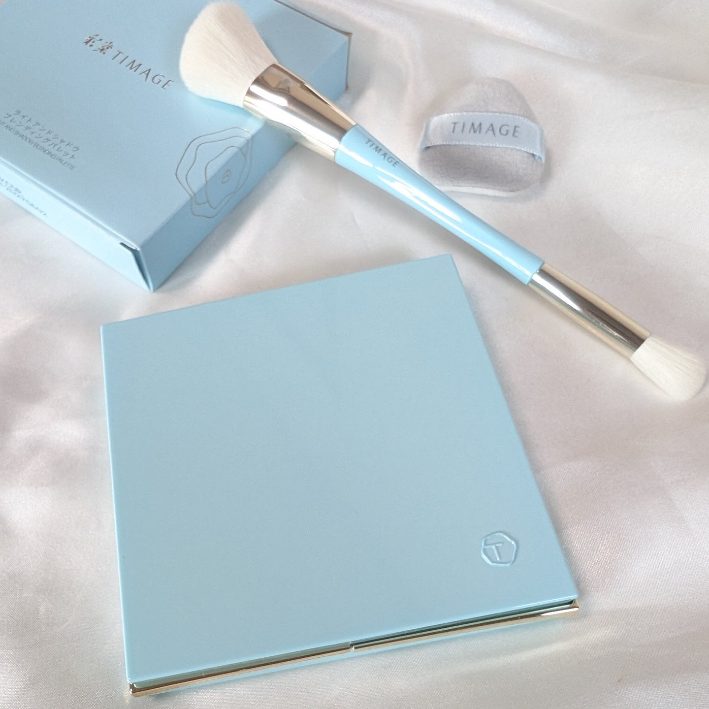 ハイライトシェーディングパレット/TIMAGE/パウダーハイライトを使ったクチコミ（2枚目）