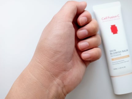 スキンブレミッシュバーム/Cell Fusion C(セルフュージョンシー)/化粧下地を使ったクチコミ(5枚目)