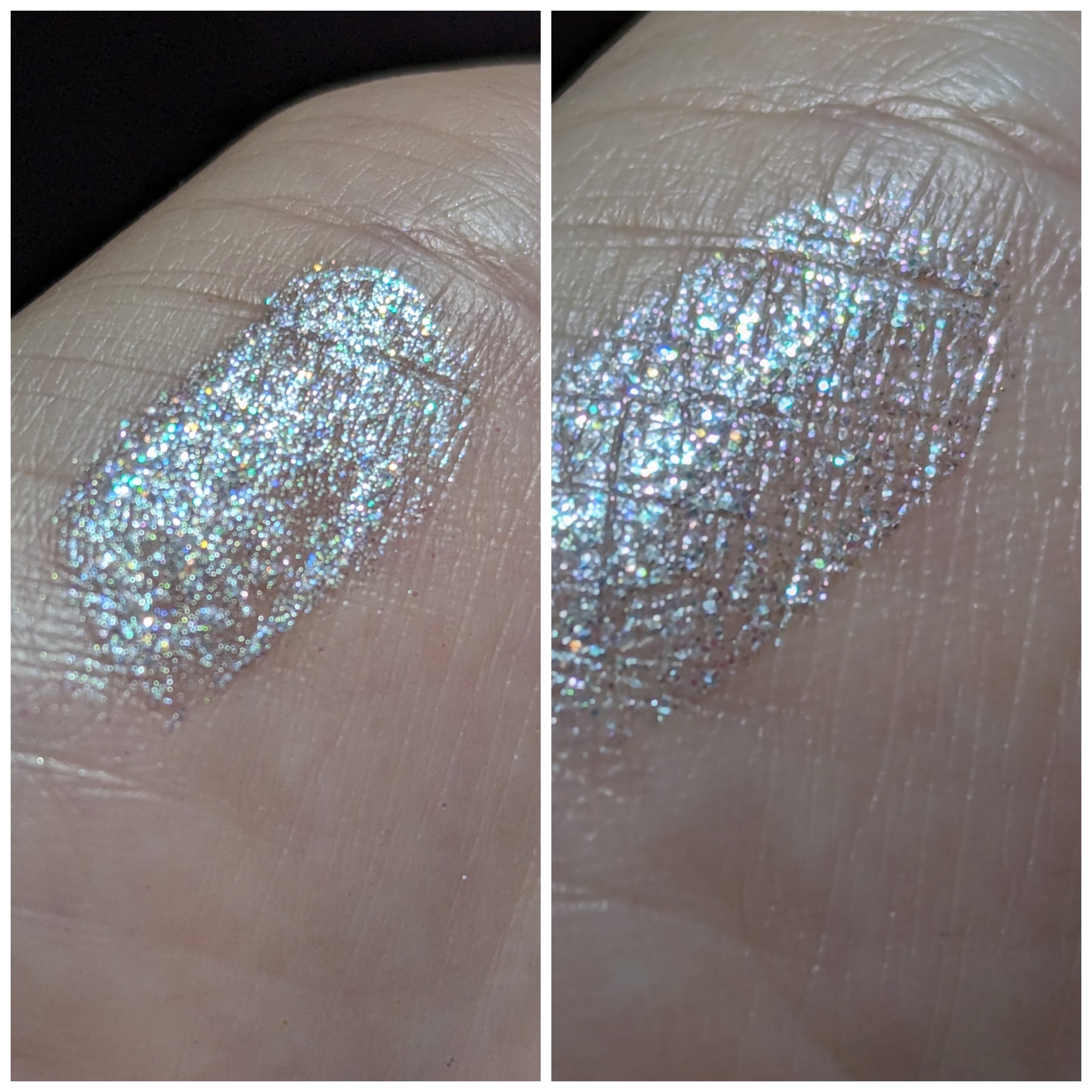 リキッド グリッター シャドウ 08 ミンティウェイ(MINTY WAY)/rom&nd/グリッターを使ったクチコミ（3枚目）