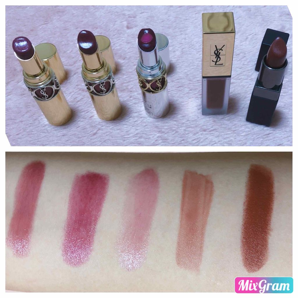 ルージュ ヴォリュプテ シャイン/YVES SAINT LAURENT BEAUTE/口紅を使ったクチコミ(2枚目)