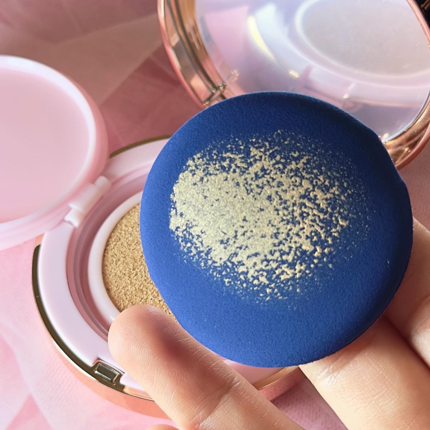 ピンクティーツリーカバーアップグロウクッション/APLIN/クッションファンデーションを使ったクチコミ(4枚目)