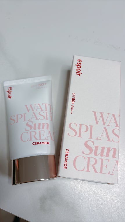 ウォータースプラッシュサンクリーム セラミド/espoir/日焼け止めクリームを使ったクチコミ(1枚目)