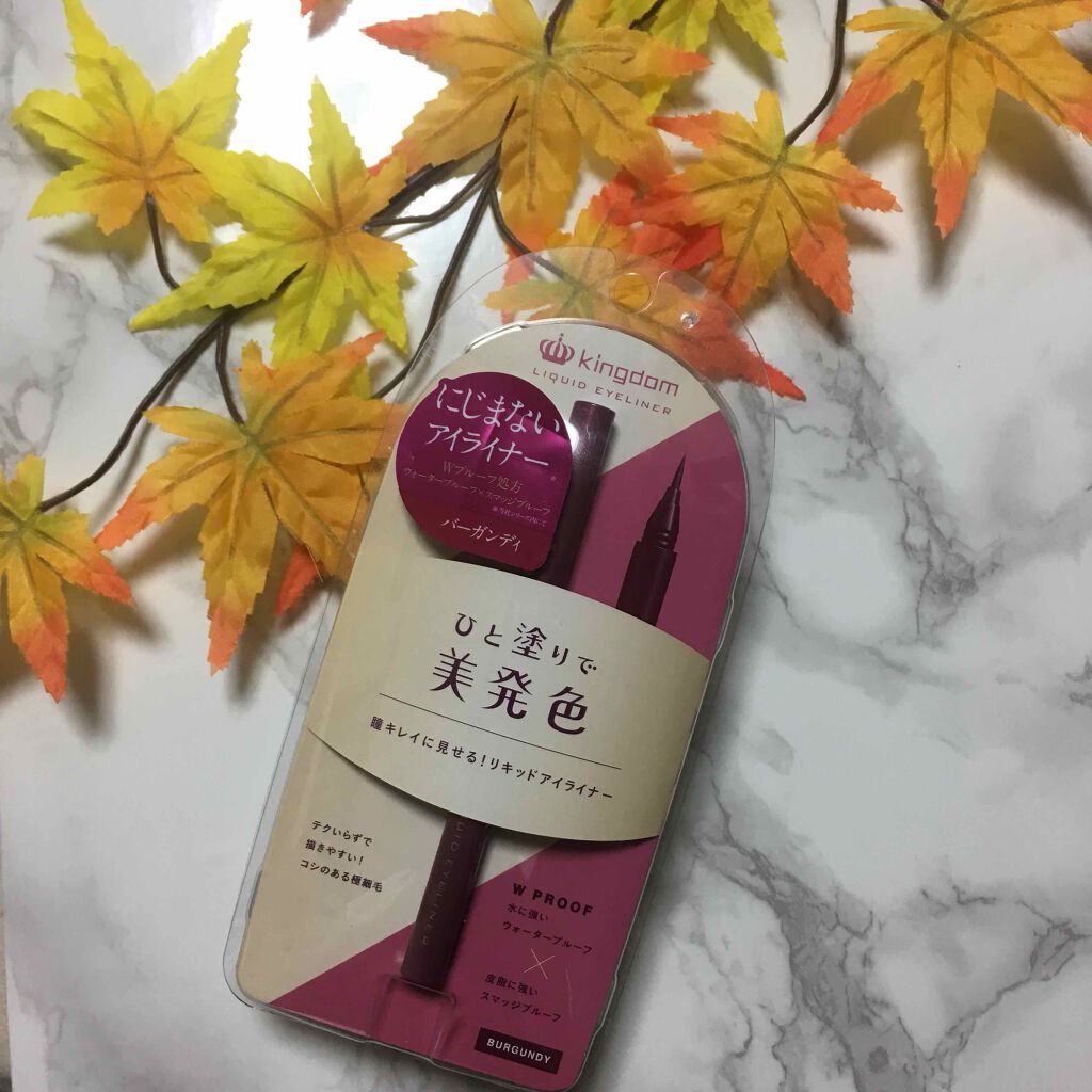 リキッドアイライナーWP		/キングダム/リキッドアイライナーを使ったクチコミ（2枚目）