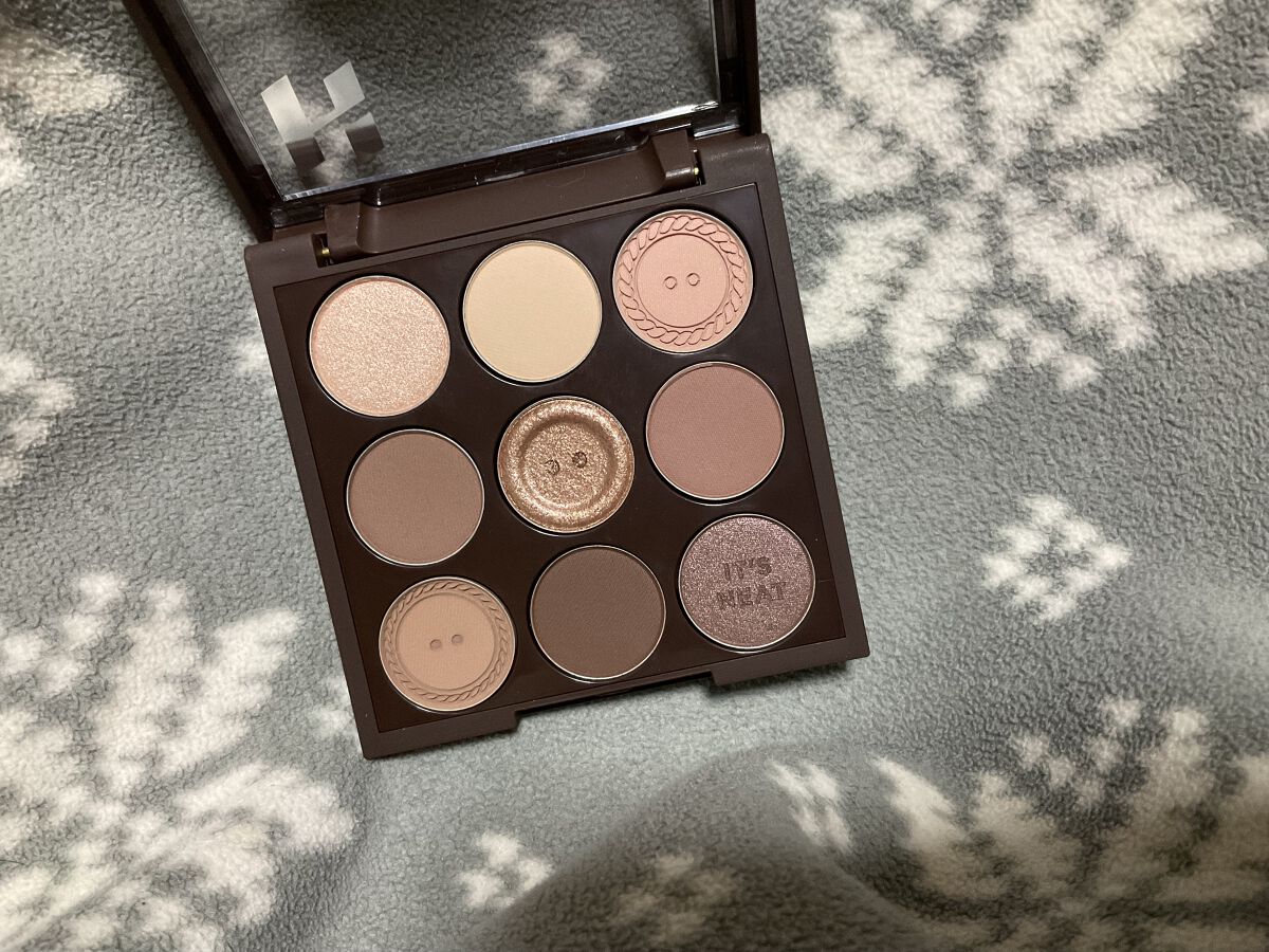 マイフェイブムードアイパレット 9カラー/HOLIKA HOLIKA/アイシャドウパレットを使ったクチコミ（2枚目）