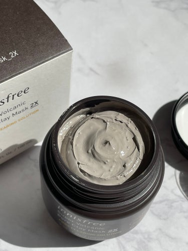 innisfree スーパーヴォルカニック ポア クレイマスク 2X スペシャルセットのクチコミ「⭐︎innisfree イニスフリー
スーパーヴォルカニックポアクレイマスク 2x

毛穴・角.....」（2枚目）