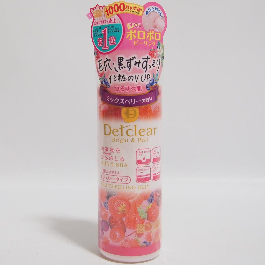 DETクリア ブライト&ピール ピーリングジェリー <ミックスベリーの香り>/Detclear/ピーリングを使ったクチコミ(4枚目)