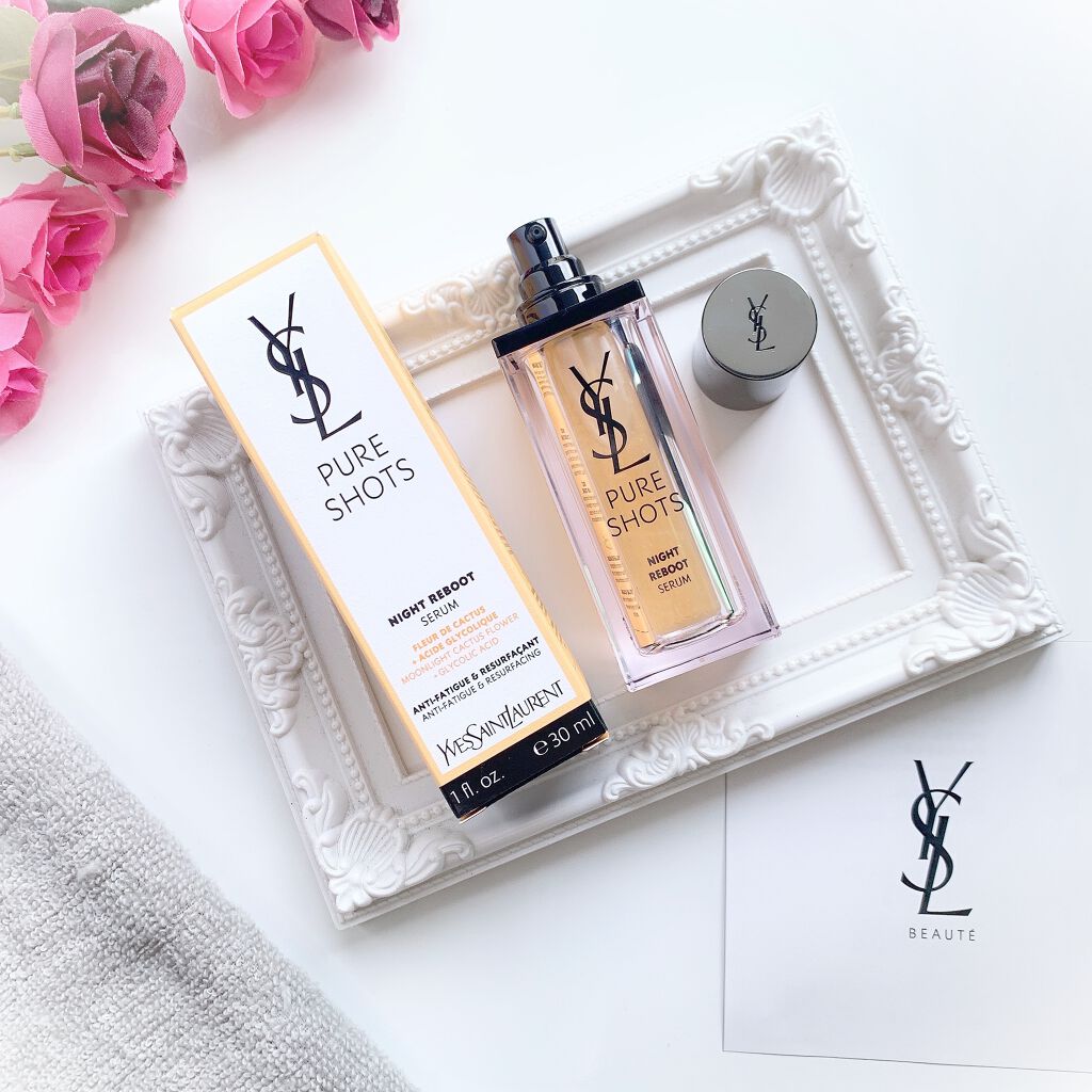 ピュアショット ナイト リチャージセラム 50mL /YVES SAINT LAURENT BEAUTE/美容液を使ったクチコミ（1枚目）