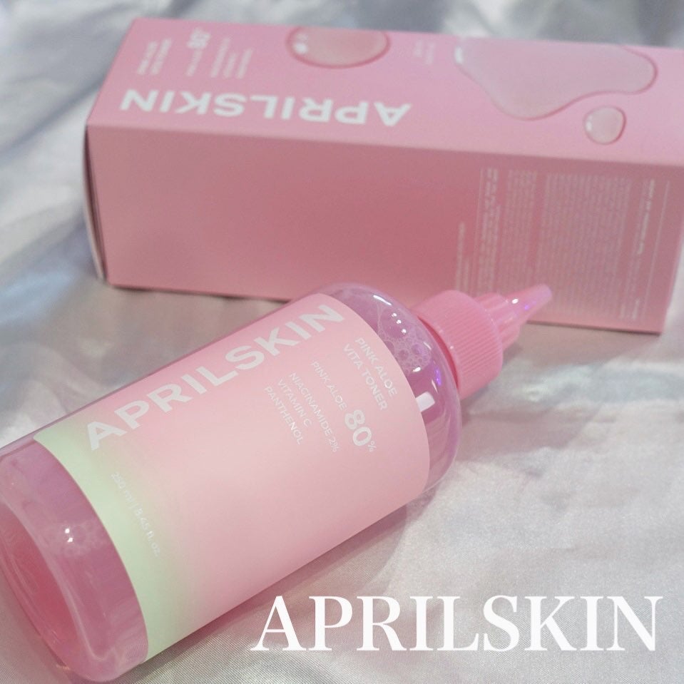 ピンクアロエビタトナー/APRILSKIN/化粧水を使ったクチコミ(1枚目)