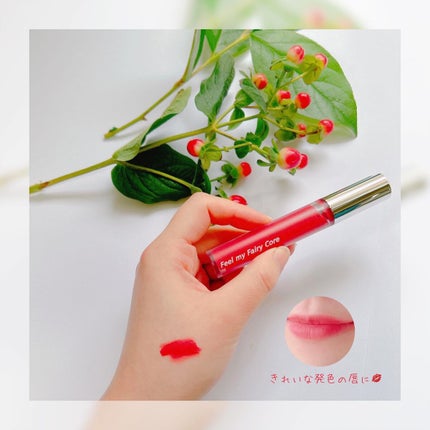 フェアリーコアステイブラーベルベットティント/NaeTIS/リップティントを使ったクチコミ(5枚目)