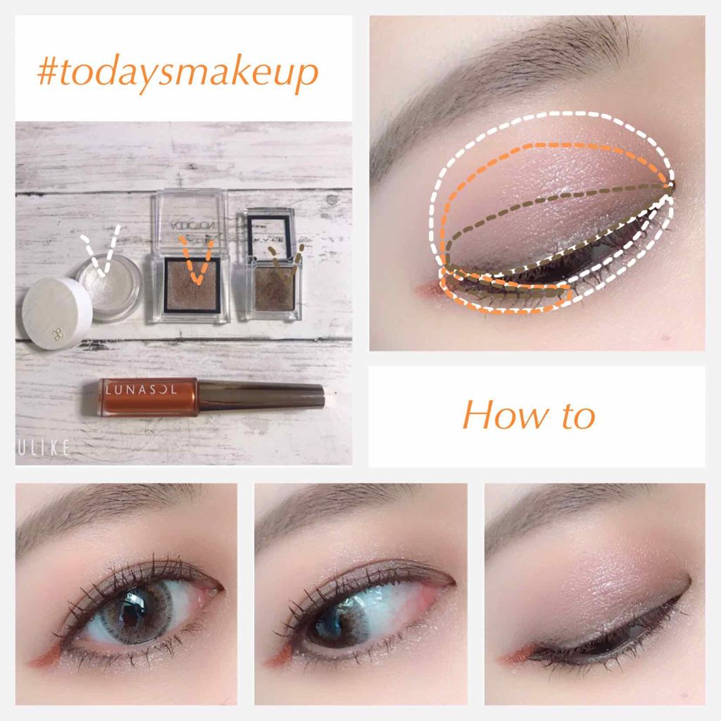 メタリックライナー/LUNASOL/リキッドアイライナーを使ったクチコミ（3枚目）