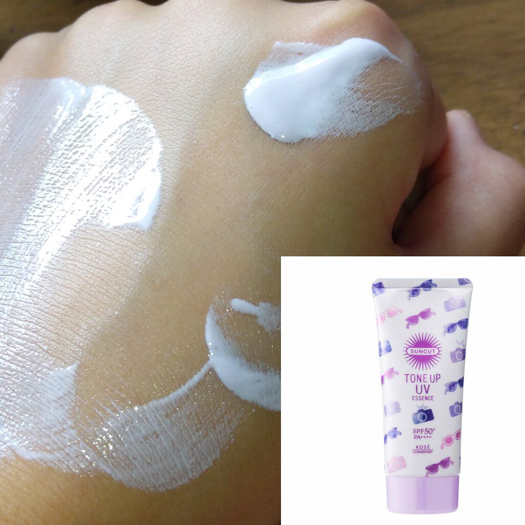スキンアクア トーンアップUVエッセンス/スキンアクア/日焼け止めクリームを使ったクチコミ（3枚目）
