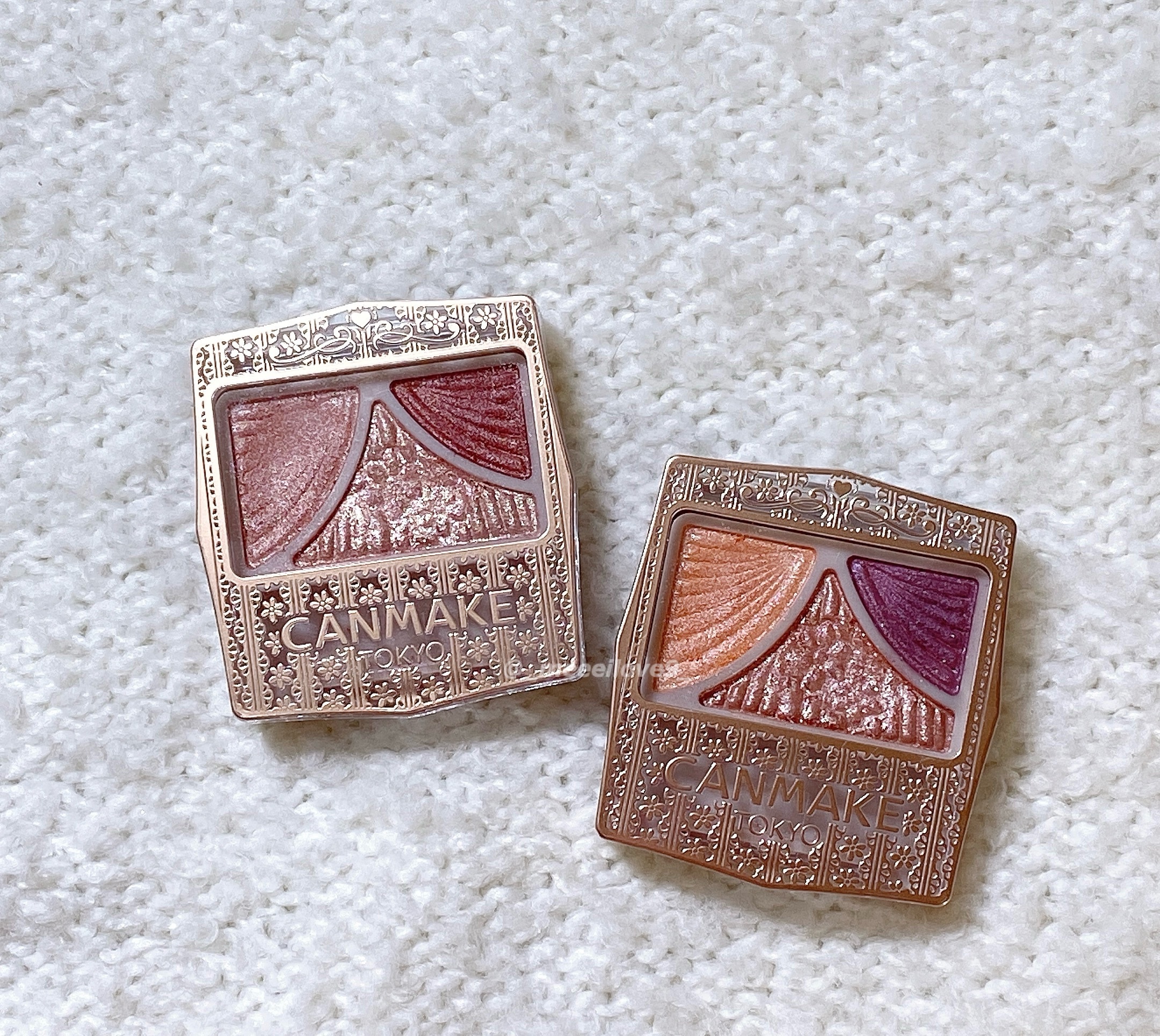 ジューシーピュアアイズ/キャンメイク/アイシャドウパレットを使ったクチコミ（1枚目）