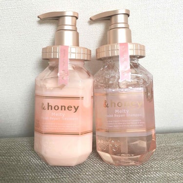 &honey Melty モイストリペア シャンプー1.0／モイストリペア ヘアトリートメント2.0/&honey/シャンプー・コンディショナーを使ったクチコミ（1枚目）