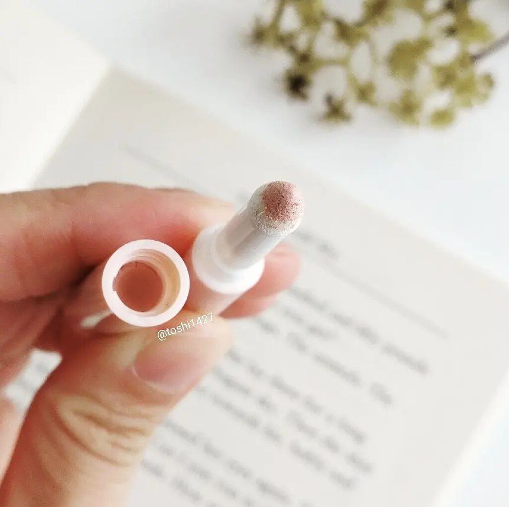 涙袋アイカラー PK01 ピンクベージュ/ティンカーウィンク/スティックアイシャドウを使ったクチコミ（2枚目）