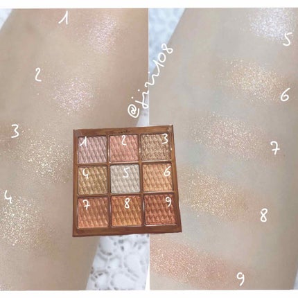 ソフトクレイビームアイシャドウパレット/AMIOK/ジェル・クリームアイシャドウを使ったクチコミ(2枚目)