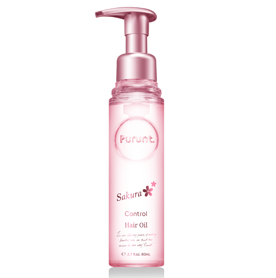プルント コントロール美容液ヘアオイル サクラ 80mL Purunt.