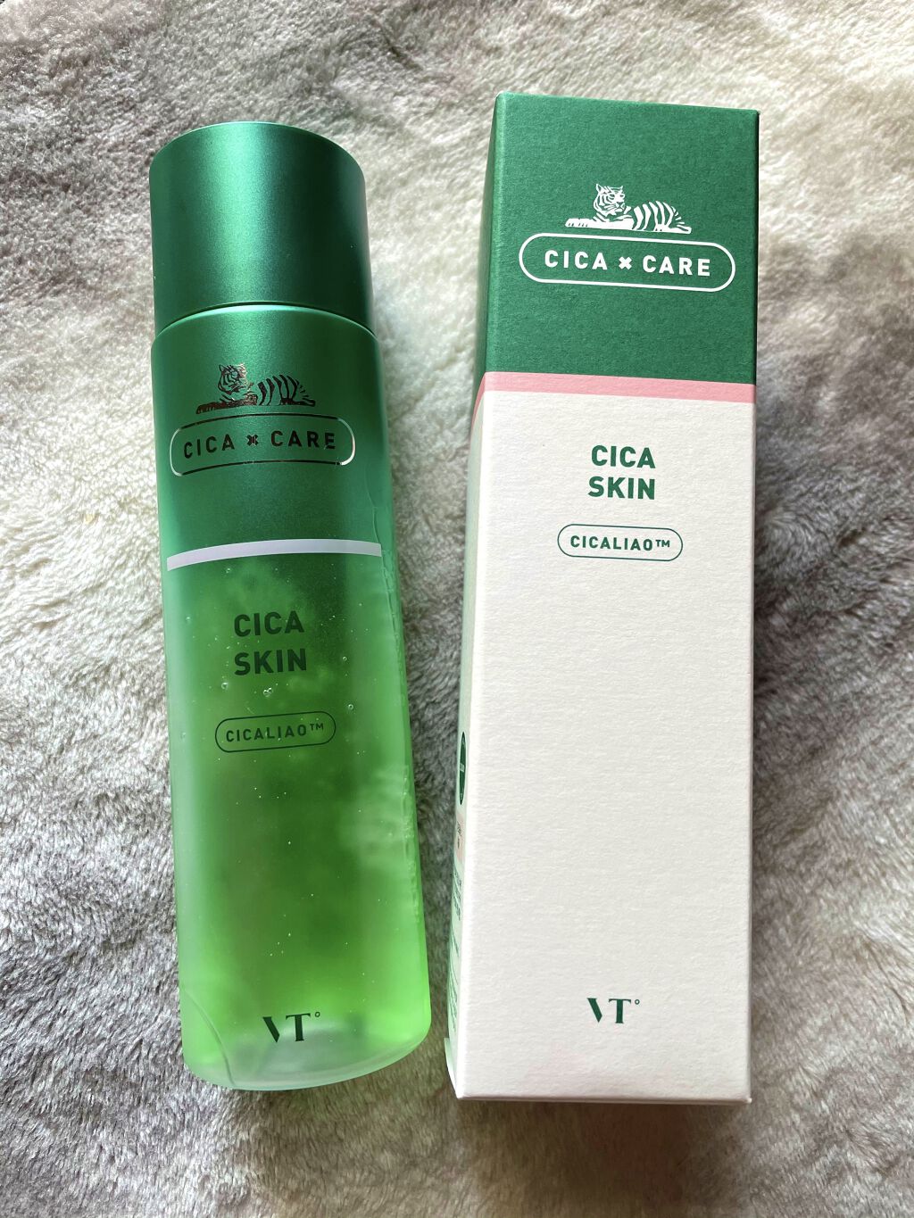 VT CICA スキンのクチコミ「
最近夜に使う化粧水は
vt Cosmeticsの化粧水です！！
少しトロミがあって
俺はまあ.....」（1枚目）
