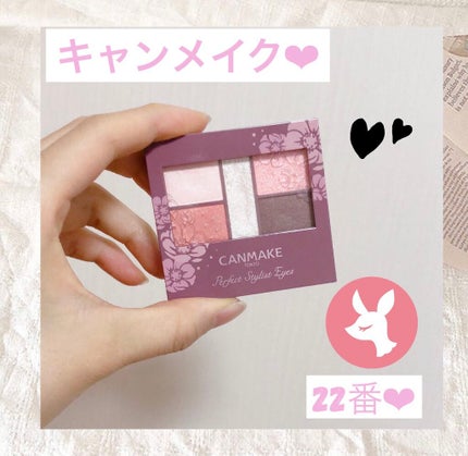 パーフェクトスタイリストアイズ/キャンメイク/アイシャドウパレットを使ったクチコミ(1枚目)